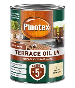 Pinotex Terrace Oil 045 Ореховое дерево (0,9 л), Масло для террас и ...