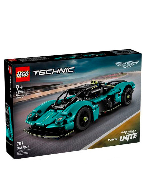 Конструктор LEGO TECHNIC Астон Мартин Валькирия, 707 Деталей, возраст 9+, 42208 #1