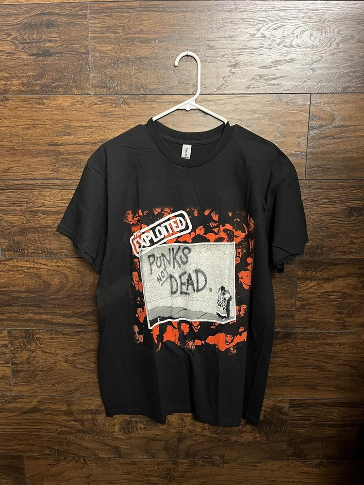Футболка Футболка Band The Exploited Punks Not Dead Spray Paint  L 1 шт #1