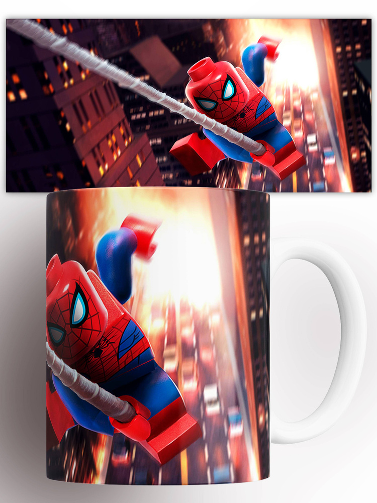Кружка игра Lego Spider-Man Лего Человек паук 330 мл #1