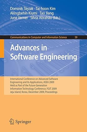 Advances in Software Engineering: International Conference on Advanced Software Engineering and Its Applications, #1