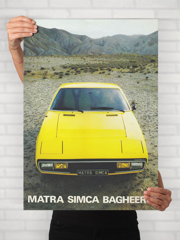 Плакат на стену для интерьера Легенды Авто (Матра Симка MS670 - Matra Simca MS670) - Постер по машине #1