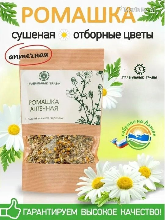 Ромашка сушеная аптечная цветы #1