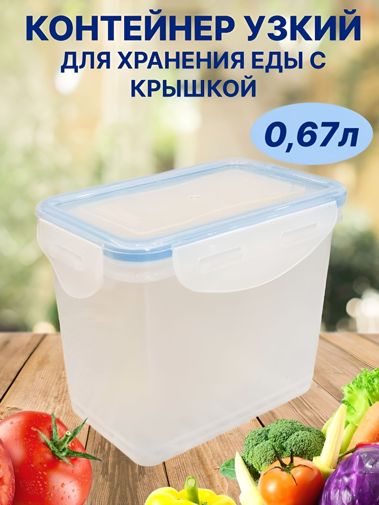 Контейнер пищевой, 670 мл, 1 шт #1