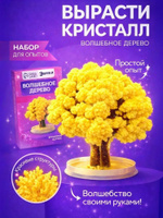 Волшебное дерево растущее из кристаллов, опыты для детей, набор для выращивания кристаллов