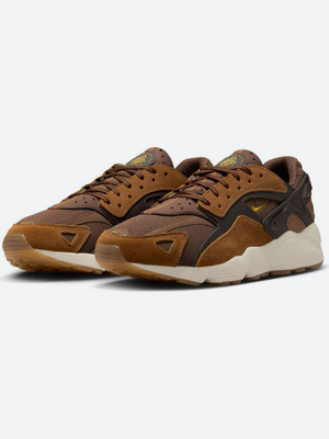 Nike huarache brown suede online