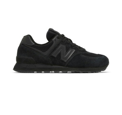 new balance 574 black on black