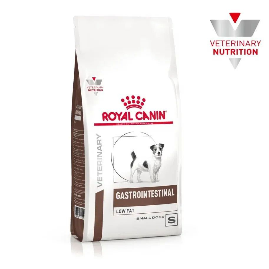 Сухой корм для собак Royal Canin Gastrointestinal Low Fat диетический для мелких пород при нарушениях пищеварения, 1 кг