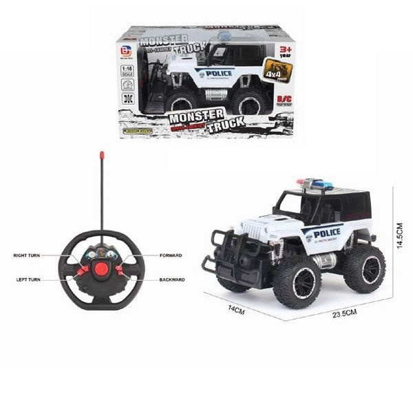 Игрушка Джип Полиция на радиоуправлении, движение во всех направлениях ...