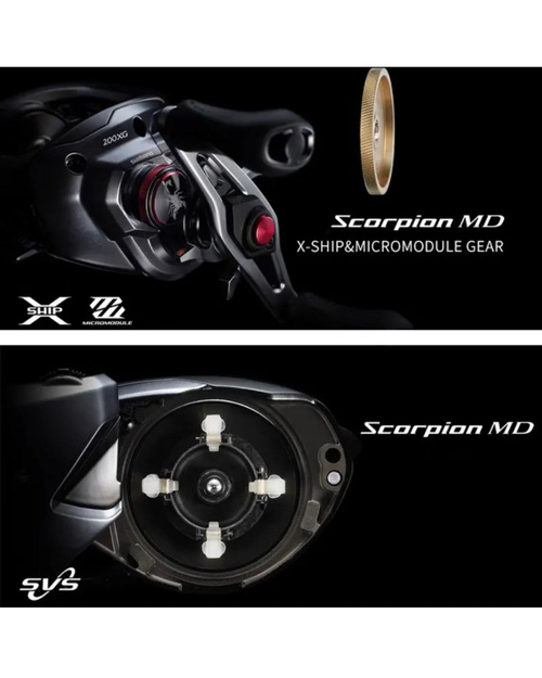 2024 SHIMANO SCORPION MD 200HG 7.4 right Катушка для рыболовных