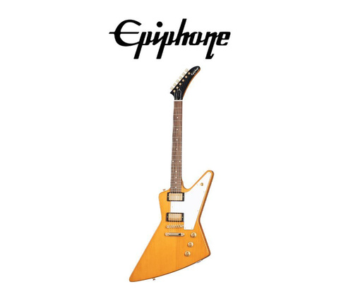 Epiphone 1958 Korina Explorer (White Pickguard) Aged Natural 6