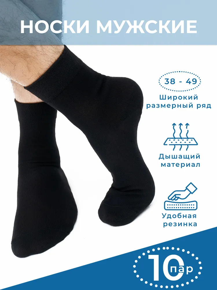 Носки Носки для всех мужские, 10 пар