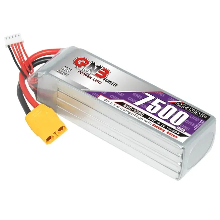 Gaoneng GNB 4S HV 15.2V 7500mAh 65C XT90 Lipo battery Gaoneng GNB 4S HV 15.2V 7500mAh 65C XT90 Lipo battery