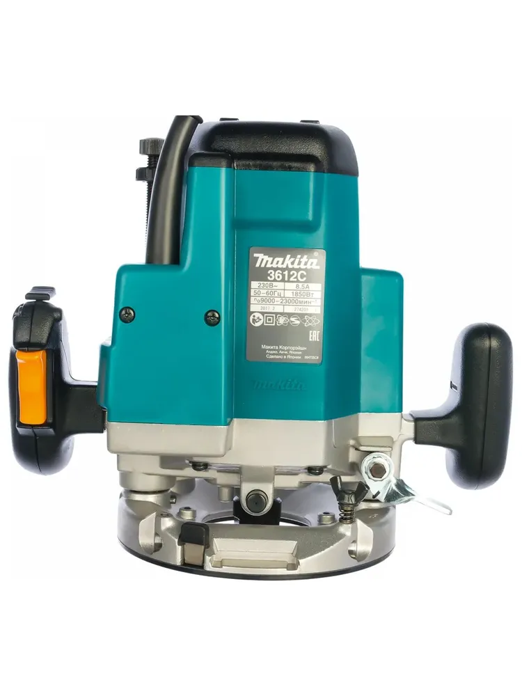 Фрезер Makita 3612C, 1850 Вт, 23000 об/мин, 60 мм, 1850 Вт, фото 5