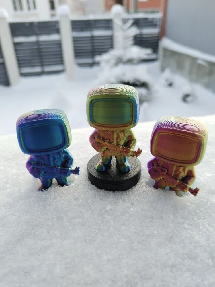 Хазмат, разноцветный, 5см