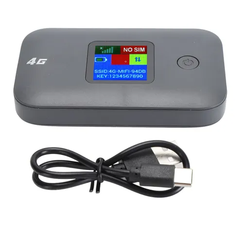 Портативный 4G WiFi роутер 300 Мбит/с, подключение до 10 устройств, 3000 мАч, поддержка LTE, мобильн