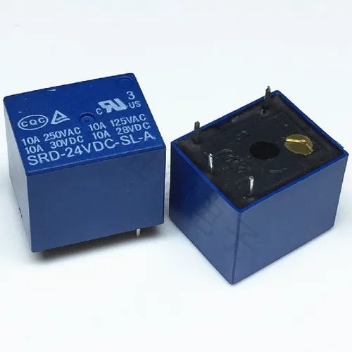 3pcs Реле SRD-24VDC-SL-A SONGLE 12В DC 10А NO герметичное DIP-4