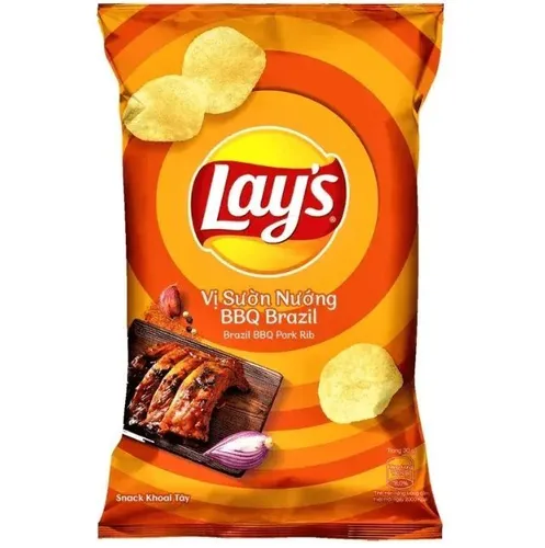 Картофельные чипсы Lay s со вкусом ребрышек гриль 33гр