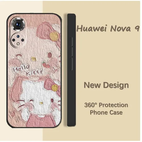 Original подходит для Huawei Nova 9 полностью закрытый силиконовый чехол для телефона монохромный
