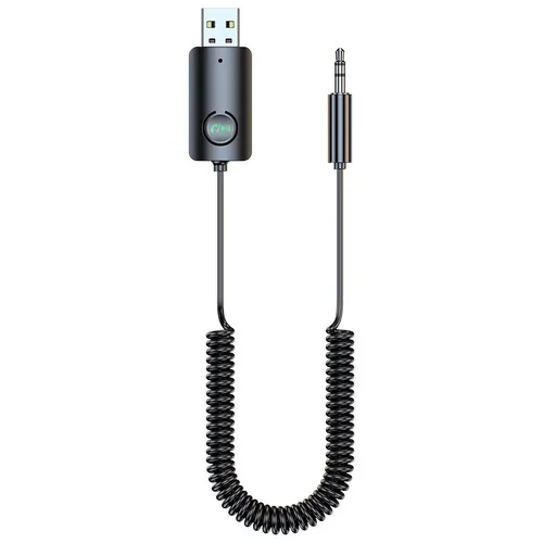 Автомобильный Bluetooth адаптер 5.4 с AUX и USB, Hands-Free для звонков, передача музыки с телефона