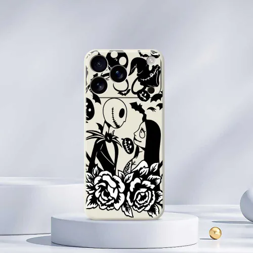 Мягкая оболочка из ТПУ в стиле "Ночной кошмар на рождество" защищает телефон от царапин и подходит д