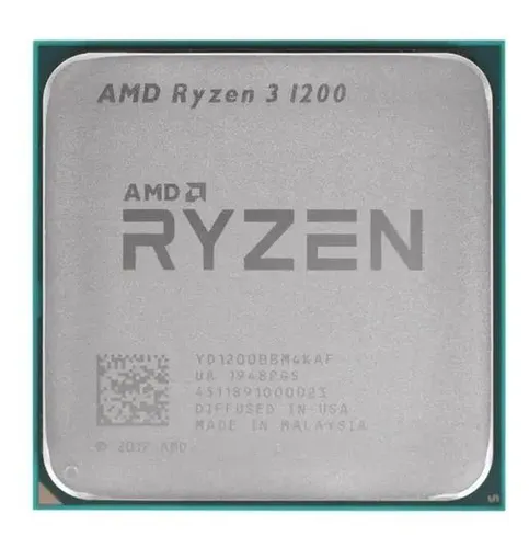 AM4 процессор AMD Ryzen 3 1200 (YD1200BBM4KAF) 3,1-3,4ГГц, 4 / 4, 65Вт
