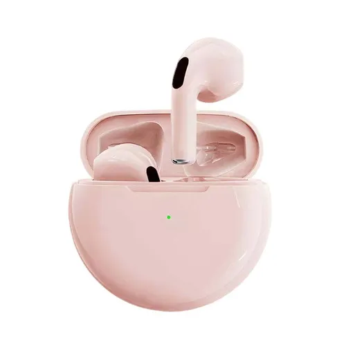 Наушники беспроводные, Bluetooth, USB Type-C, светло-розовый