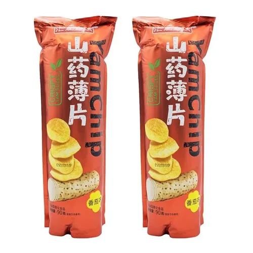 Чипсы Yamchip со вкусом томата 2шт. по 90г, Китай