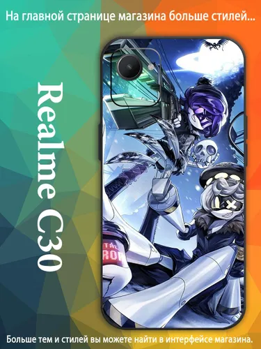 Чехол для Реалми Realme C30 Узи Дверченко Серийная модель Эн Дроны-убийцы AKQ72