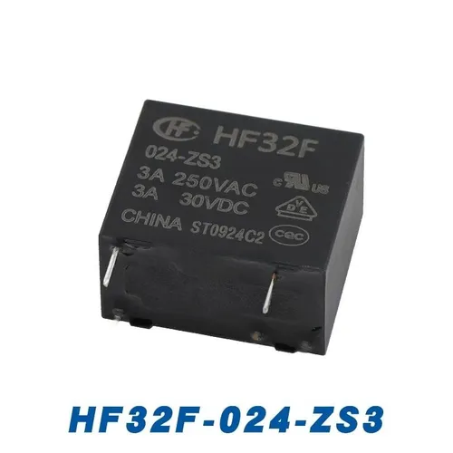 Реле мощности HF32F-024-ZS3 5 контактов 3А (1НО + 1НЗ) 5VDC DIP-корпус