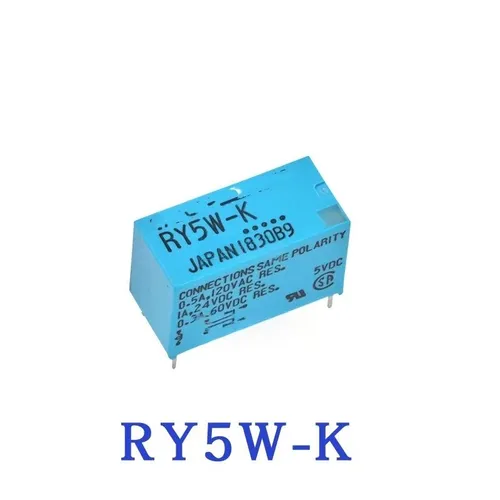 Реле электромеханическое RY5W-K, 8-контактное, 5 В постоянного тока
