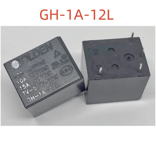 3pcs Реле GH-1A-12L 12А 4-pin, надежное для электросхем и панелей
