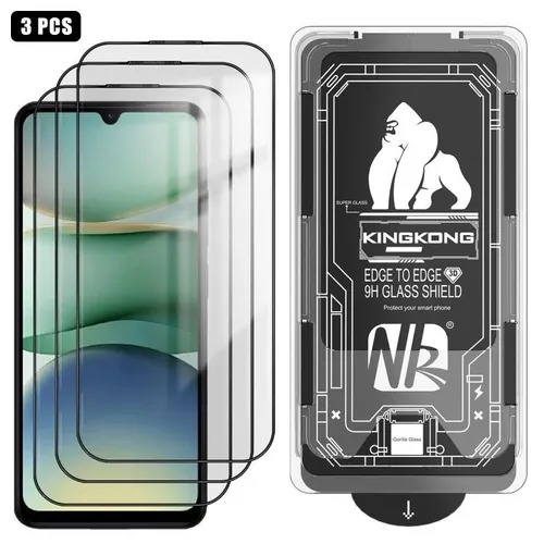 Для Redmi A5 4G 173,3 мм 3 шт. легко устанавливаемая коробка без пыли 3D изогнутый край HD гальванич