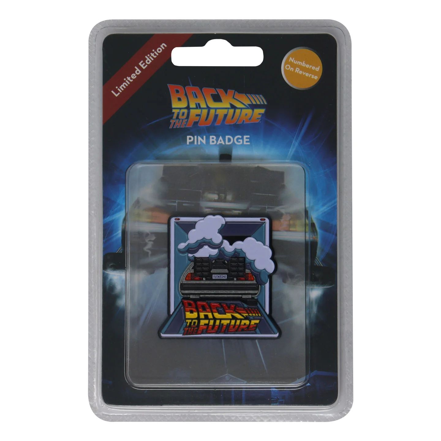 Лимитированный эмалевый значок Делориан Назад в будущее / Back to the Future
