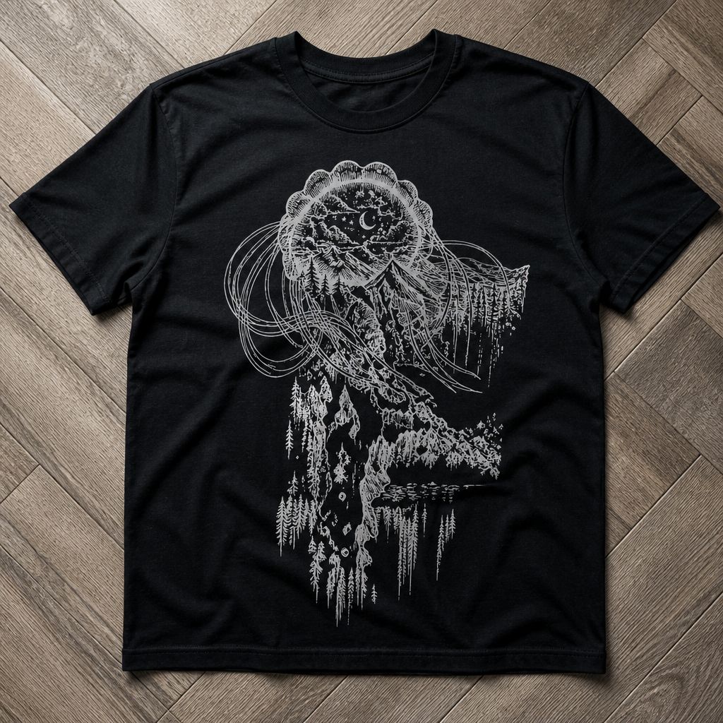 Футболка Yohji Yamamoto s yte jellyfish