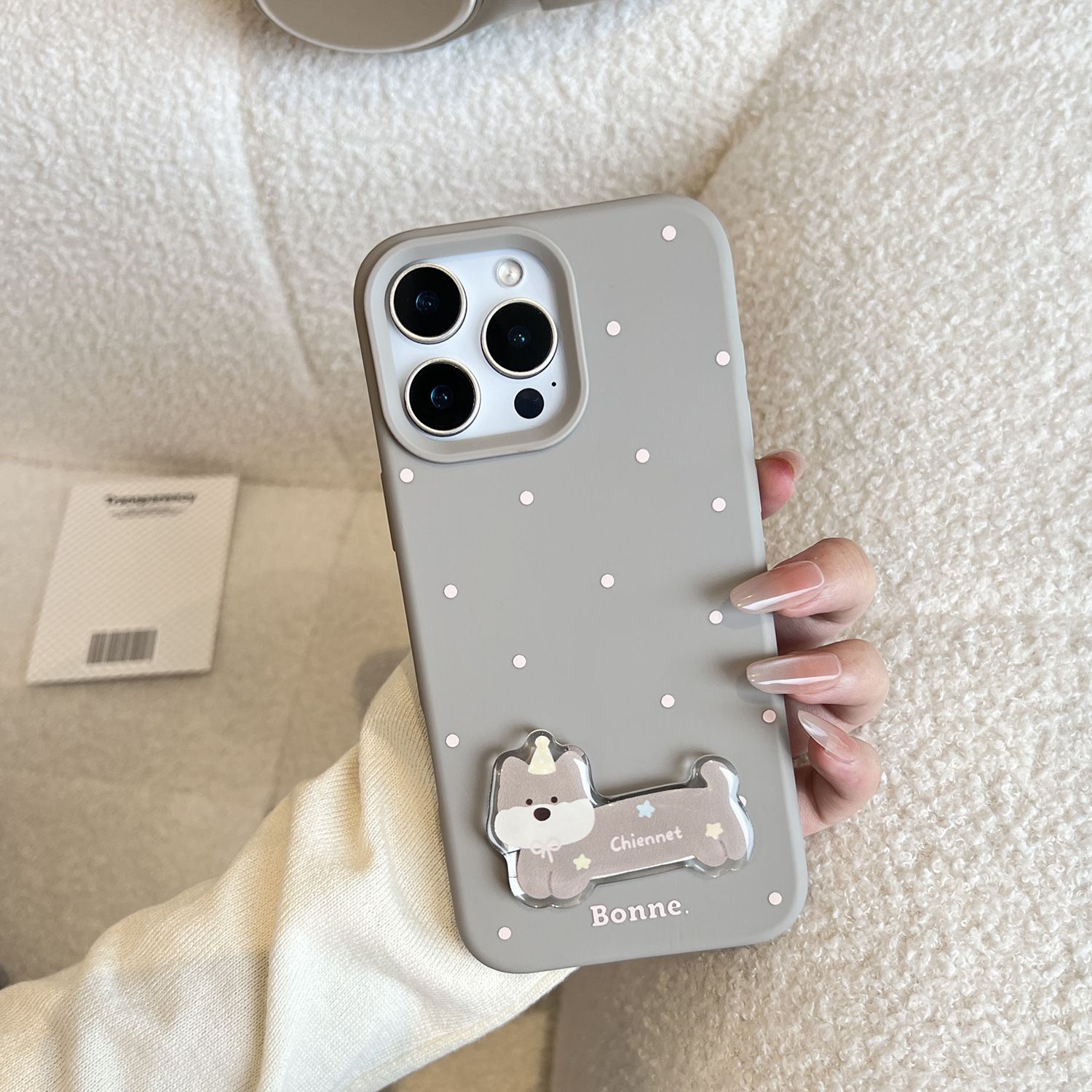 智能手机壳 用于 Apple iPhone 17, 浅灰色
