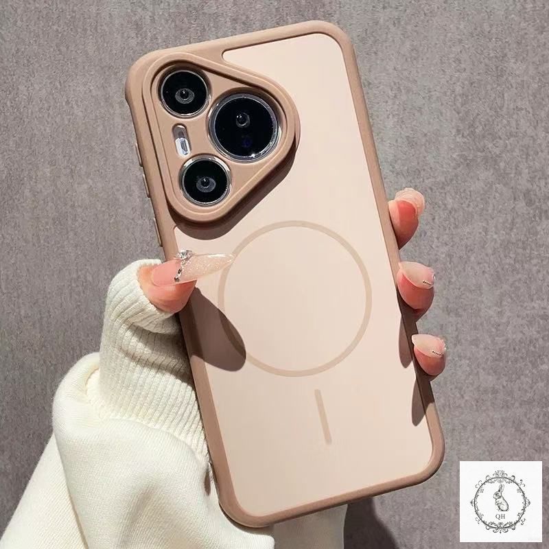 智能手机壳 用于 Huawei Pura 80, 塑料 , 金色