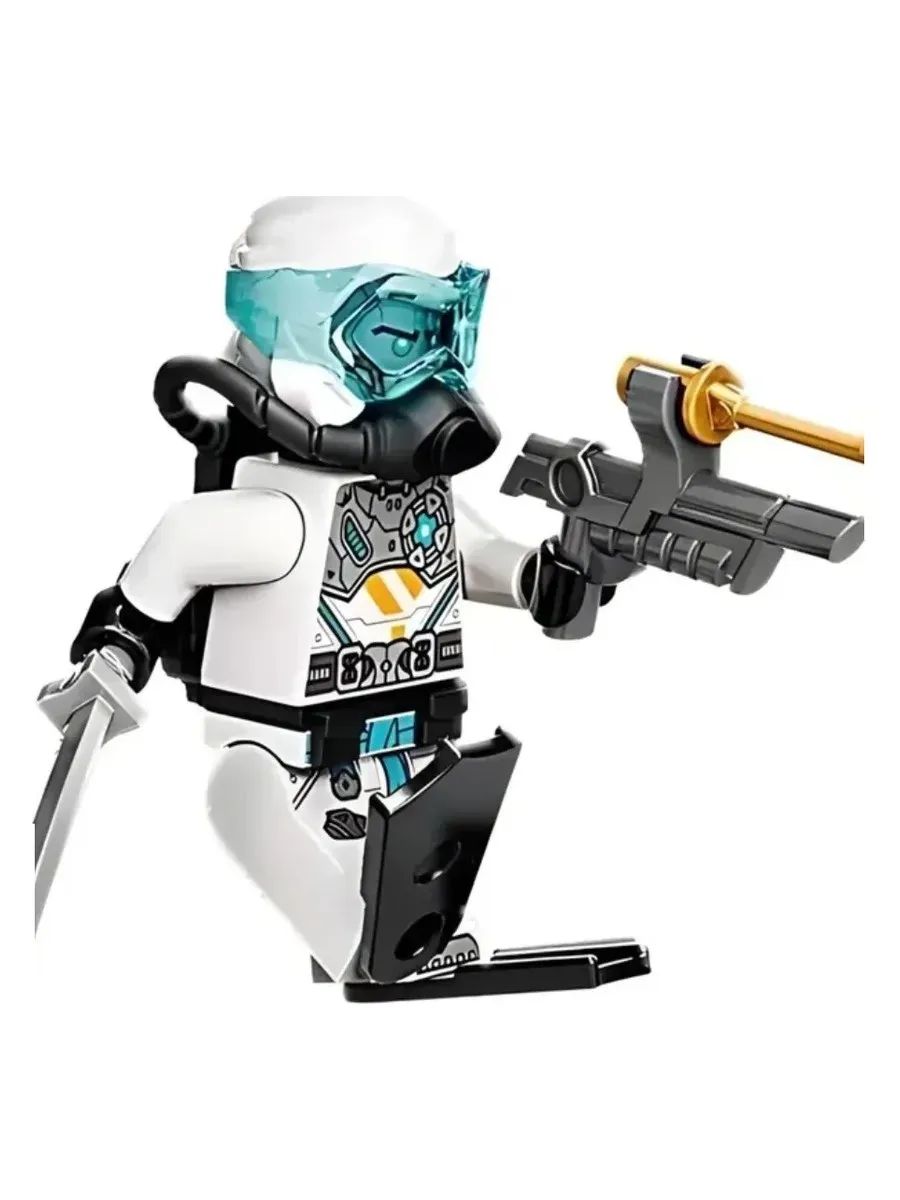Фигурка Зейн в титановой броне / Ниндзяго / Минифигурка Ninjago