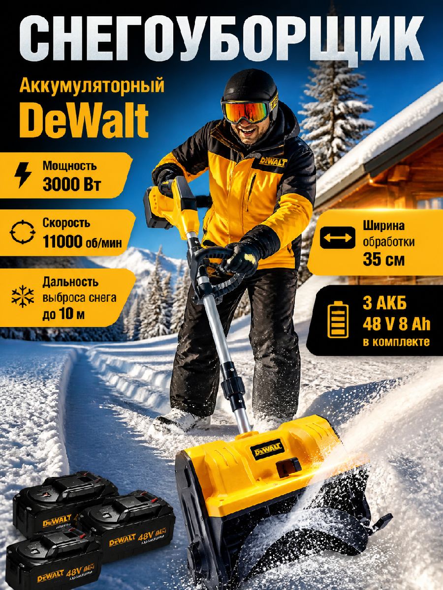 DeWalt 除雪机, 3.01 马力, 32 厘米