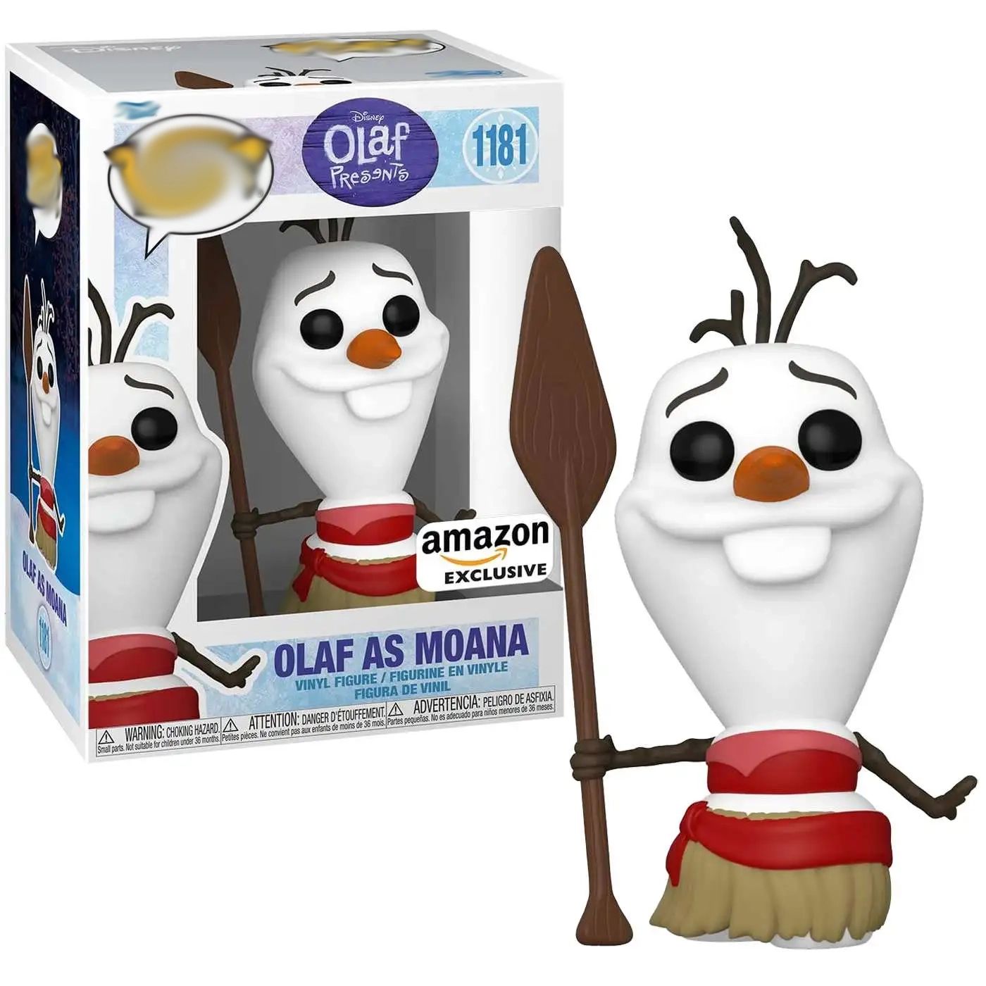 Снеговик Олаф в виде Моаны фигурка Дисней Disney, Холодное Сердце (эксклюзив Амазон)