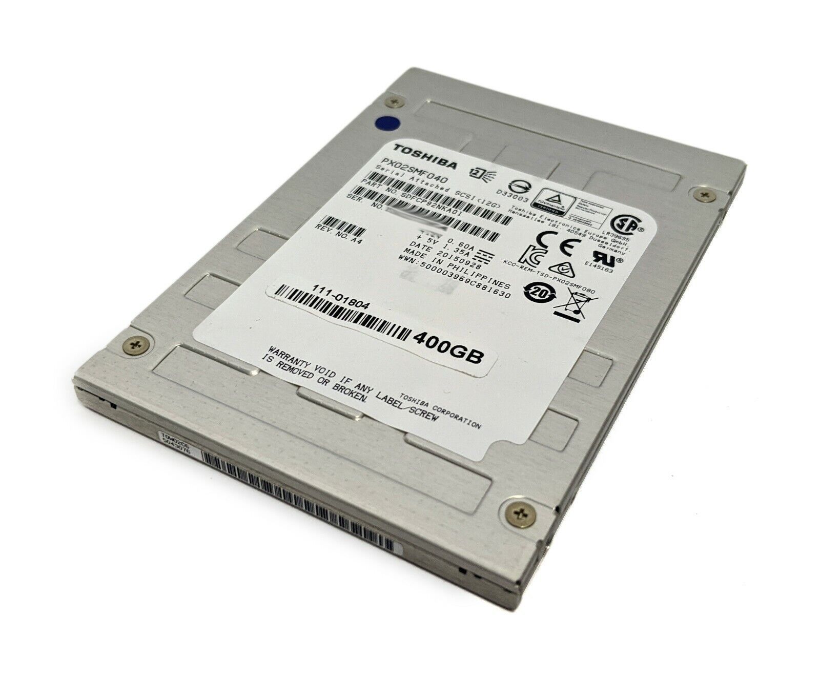 400 ГБ Внутренний SSD-диск Toshiba PX02SMF040 (PX02SMF040) купить
