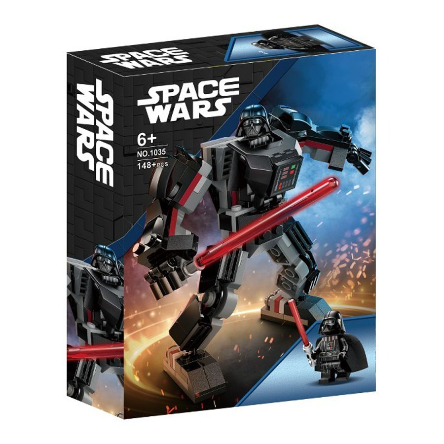 КонструкторKSZSpaceWars:РоботДартВейдер,148дет.(KZ_1035)/совместимс75368