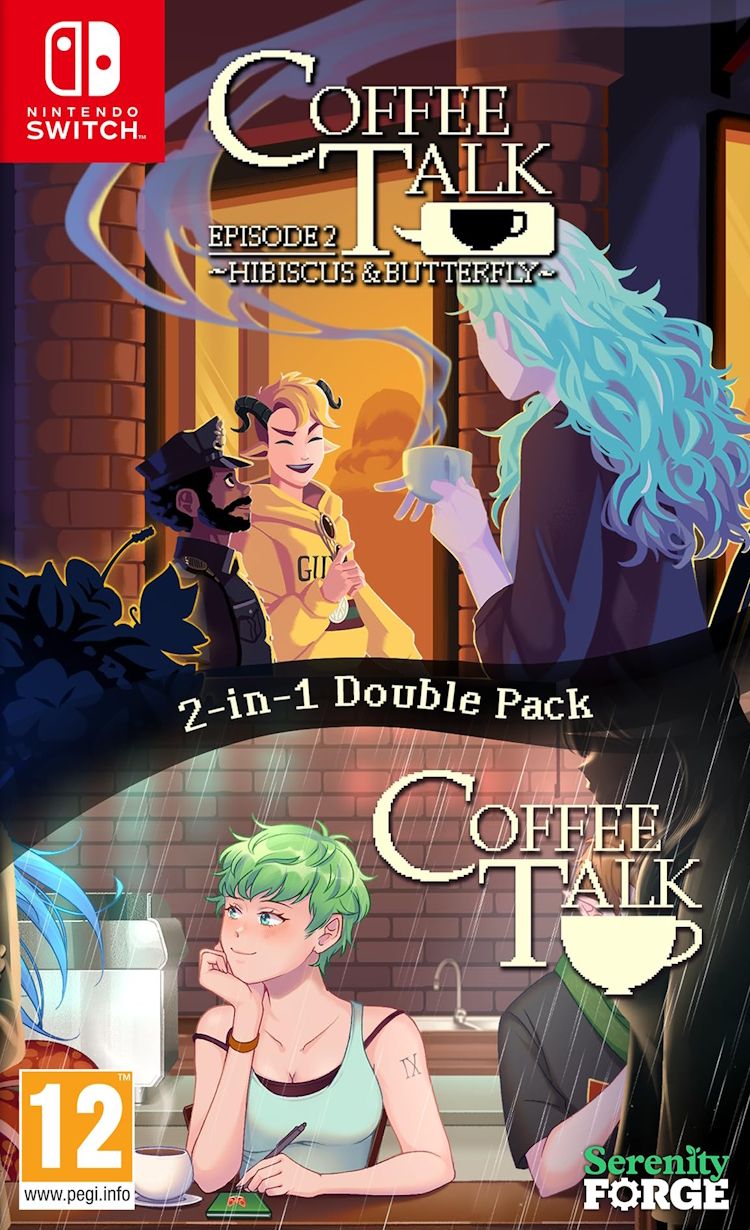 Игра Coffee Talk 1 + 2 Double Pack Switch Русская Версия Картридж