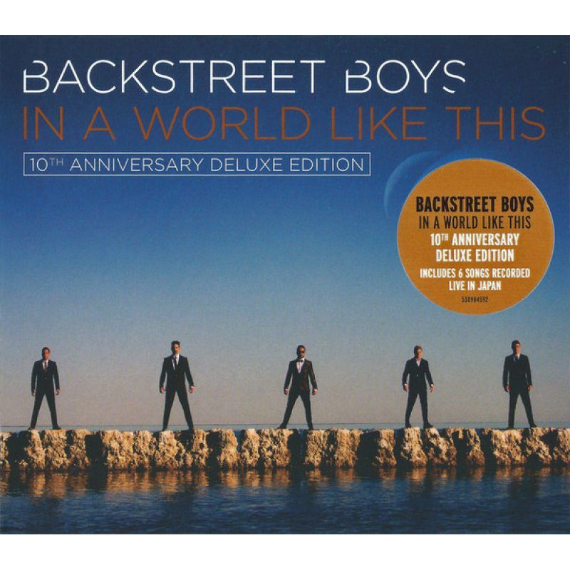 Виниловая пластинка Backstreet Boys — In A World Like This (coloured) (2LP) 2023, Gatefold, Blue & Yellow, 4050538904581