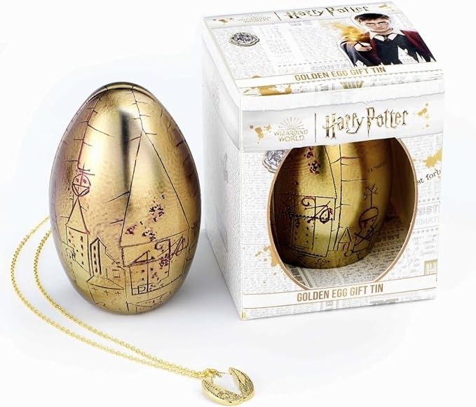 Золотое яйцо подарочное с ожерельем Гарри Поттер (лицензия киностудии) Harry Potter