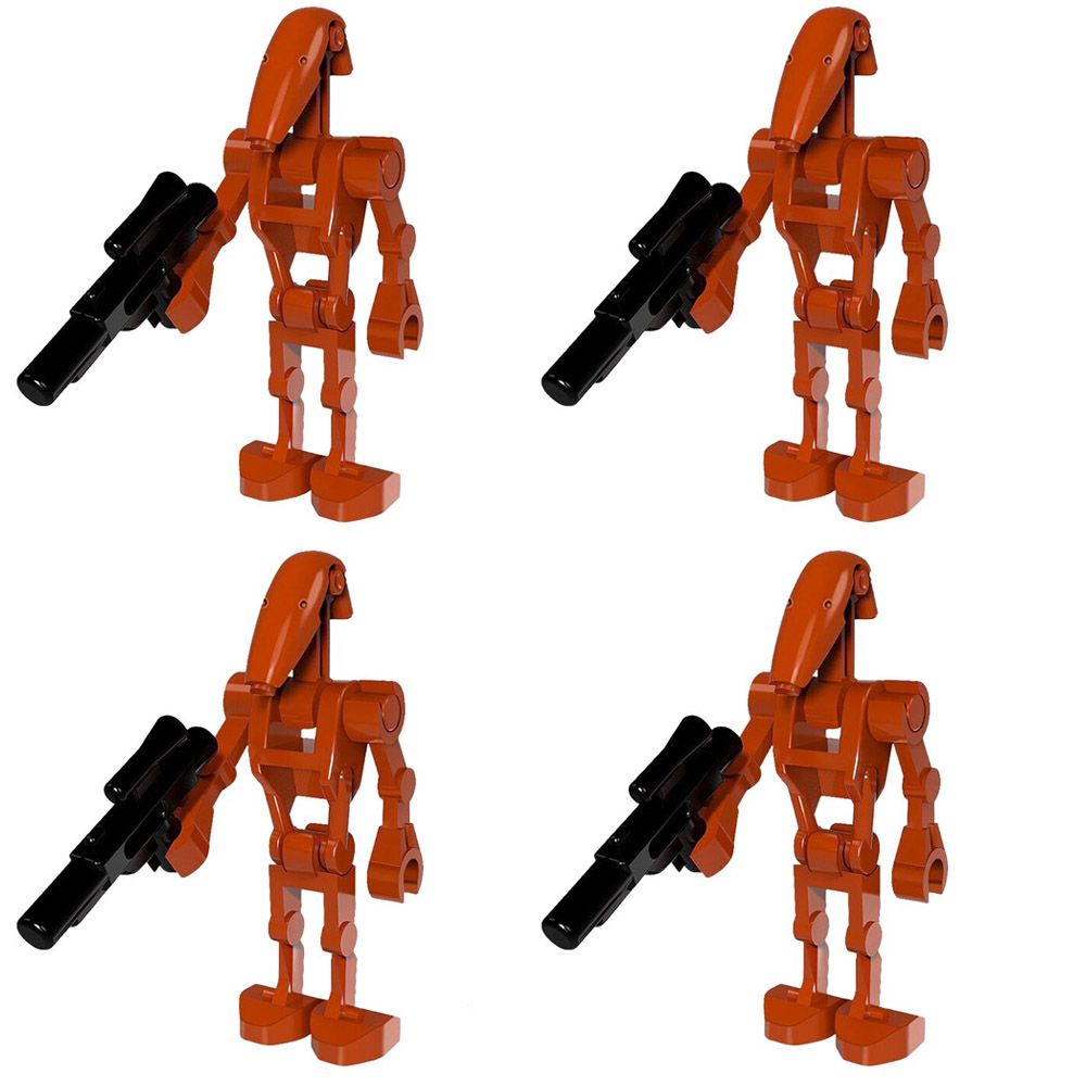 Фигурка Фигурки Дроиды B1 КНС коричневые (4шт) / Звёздные Войны / Star Wars