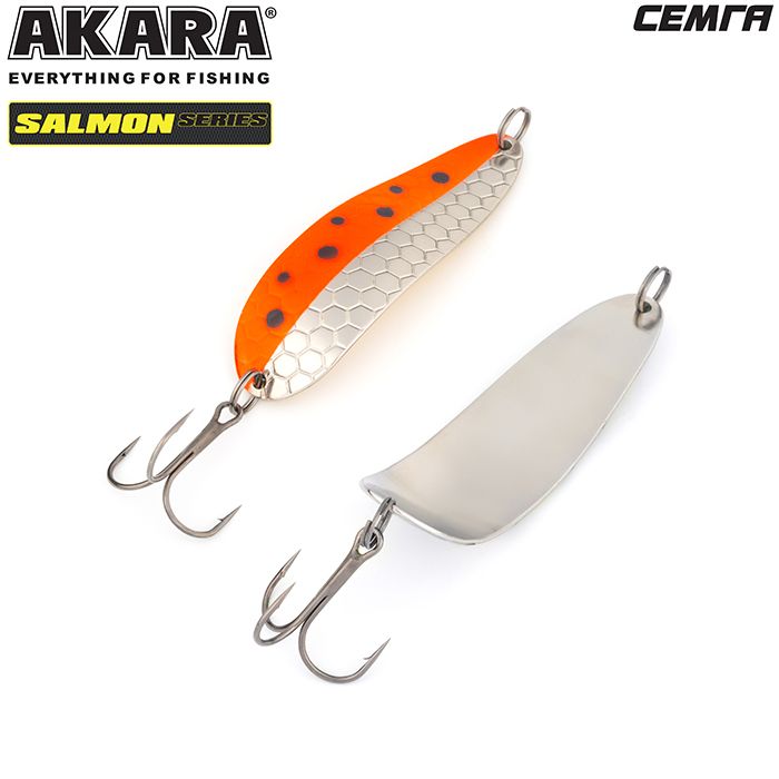 Блесна колеб. akara salmon Семга 80 мм 17 гр. 15-ni,(набор из 1 шт)