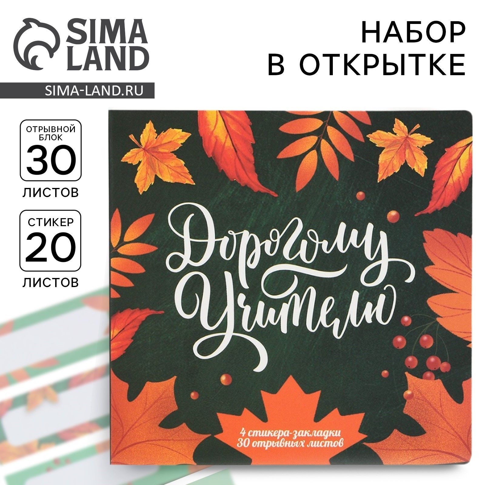 Стикеры для заметок, подарок учителю
