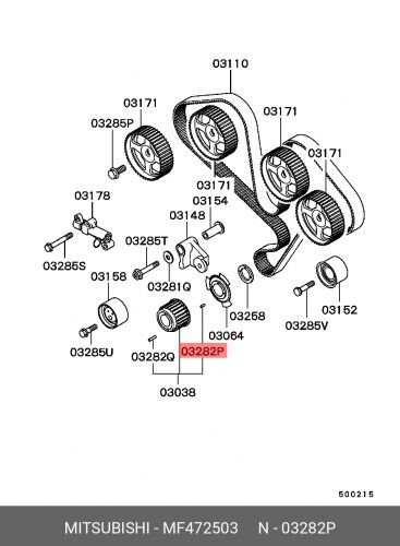 ШтифткрепежныйMITSUBISHIMF472503