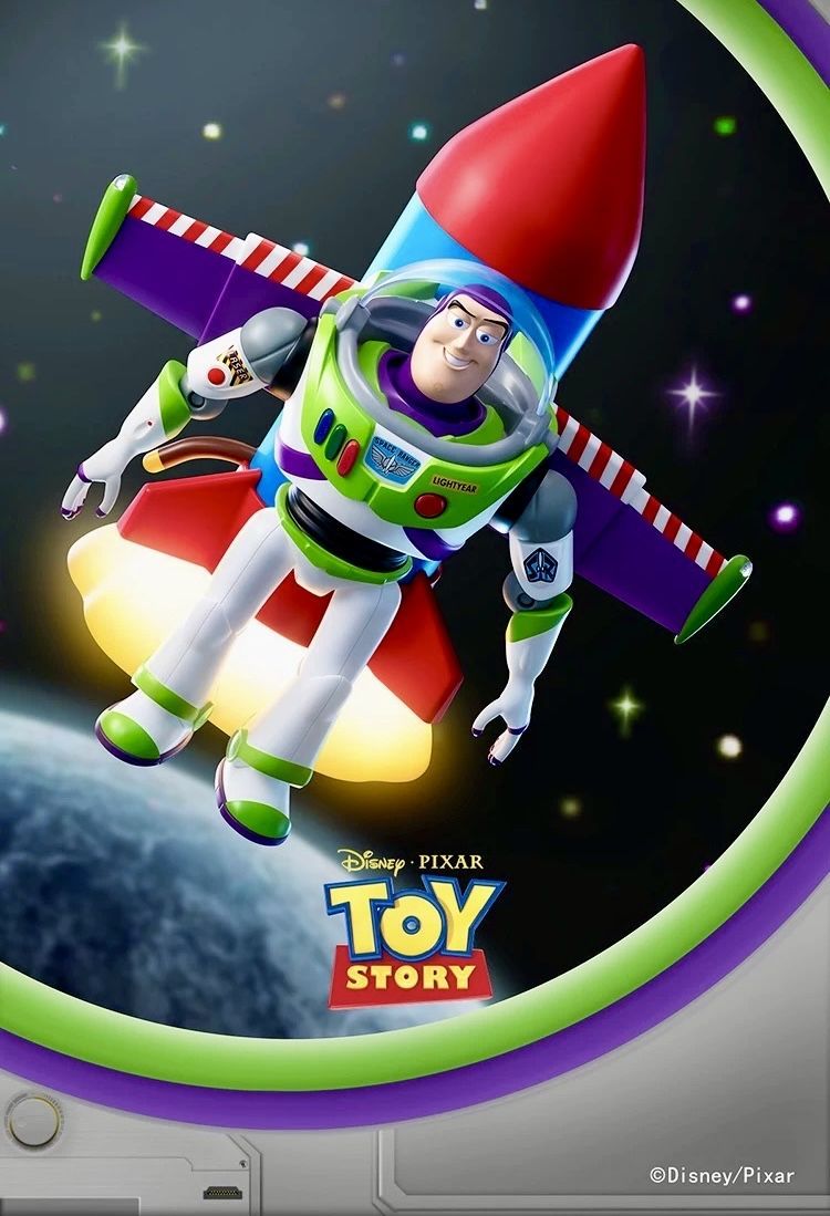 Премиум Фигурка-ночник Рокет Базз Лайтер с Bluetooth колонкой Disney, Pixar